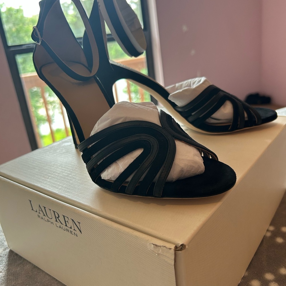Lauren Ralph Lauren Black Elegant Heels